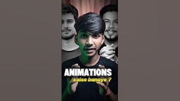 How to make animation like Dhruv Rathee 🔥#ai  #technology  #viralshorts #shortsfeed #shorts