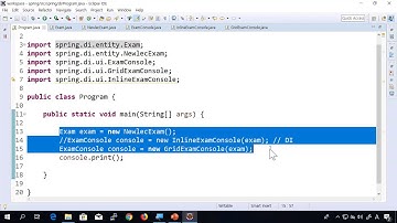 스프링 프레임워크 강의 5강 - Dependency를 직접 Injection하기