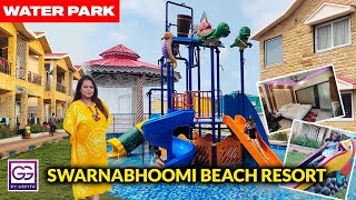 SWARNABHOOMI BEACH RESORT MANDARMANI || Beach front resort || Resort with swimming pool #waterpark