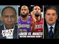 FIRST TAKE | Lakers win series if Luka & Reaves healthy! - Stephen A.: LeBron NOT enough vs. Rockets