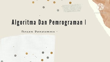 Topic 9 Algoritma Dan Pemrograman Dasar (Struktur Perulangan For)