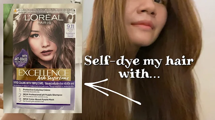 How to color (Self-dye) your hair using Loreal Excellent Ash Supreme at home