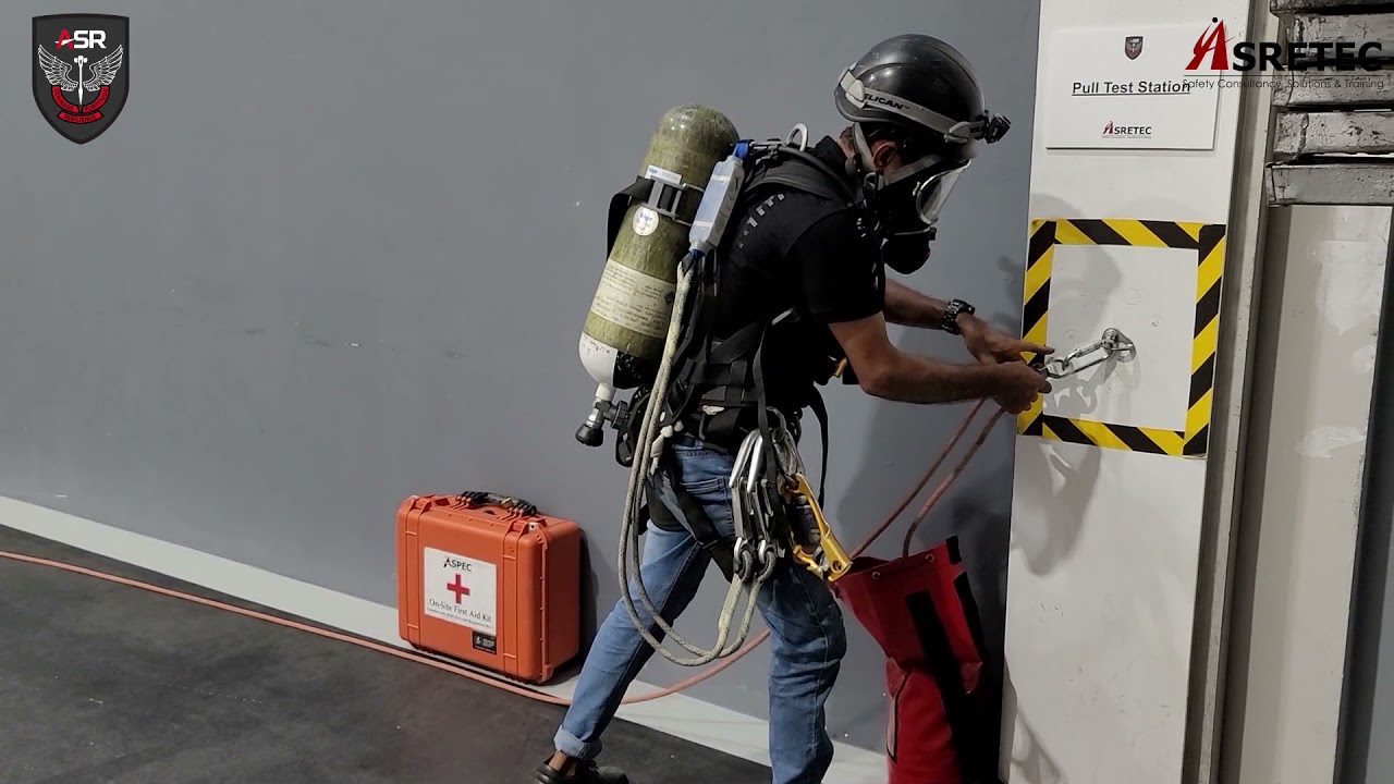 ASRETEC CSER - 2 Men Team Horizontal Rescue - YouTube