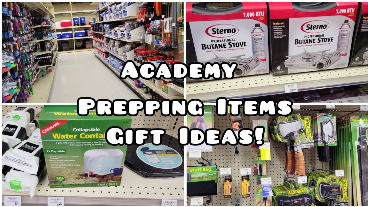 Academy Camping Section | Survival Items For SHTF | Christmas Gift Ideas For Preppers