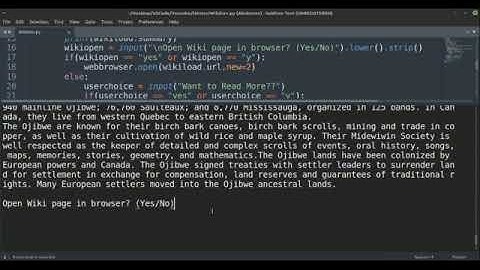 Random Wikipedia Article Using Python