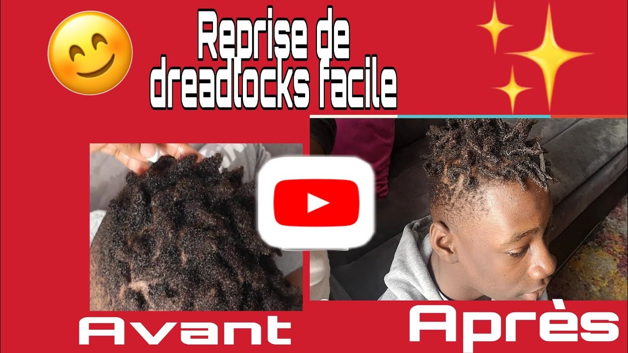 Reprise de dreadlocks sur cheveux court - YouTube