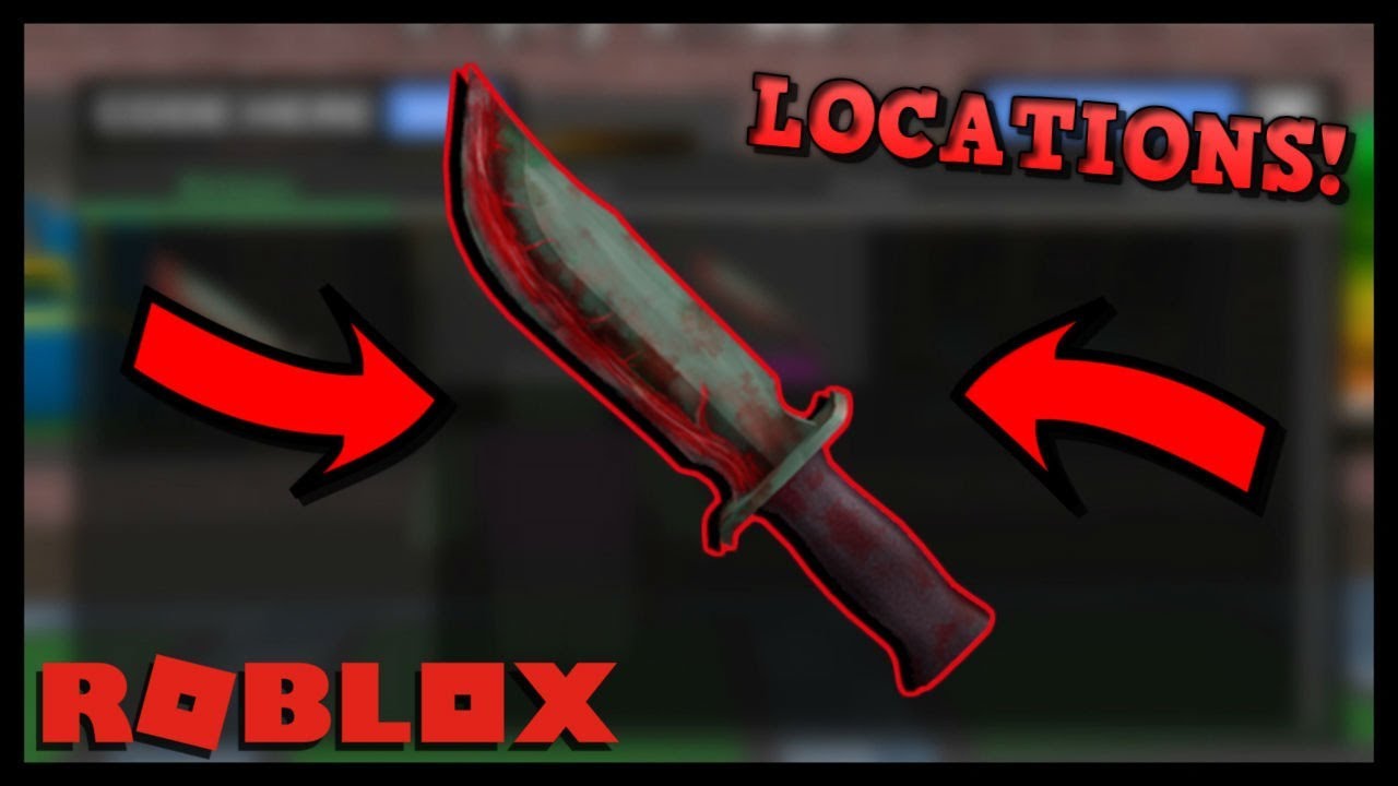 How To Get The Zombie Blade Knife In Roblox Assassin Item Locations Youtube - how to throw a knife in assassin roblox