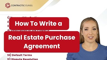 How To Write a Purchase Agreement for Real Estate [8 EASY STEPS]