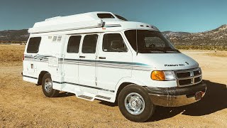 Picking up our new rig for Baja  A 1999 Dodge PleasureWay