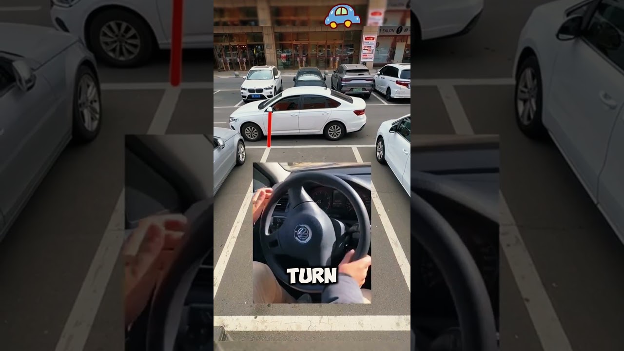 Научитесь парковаться задним ходом как профессионал за 30 секунд! 🏆🚗 
