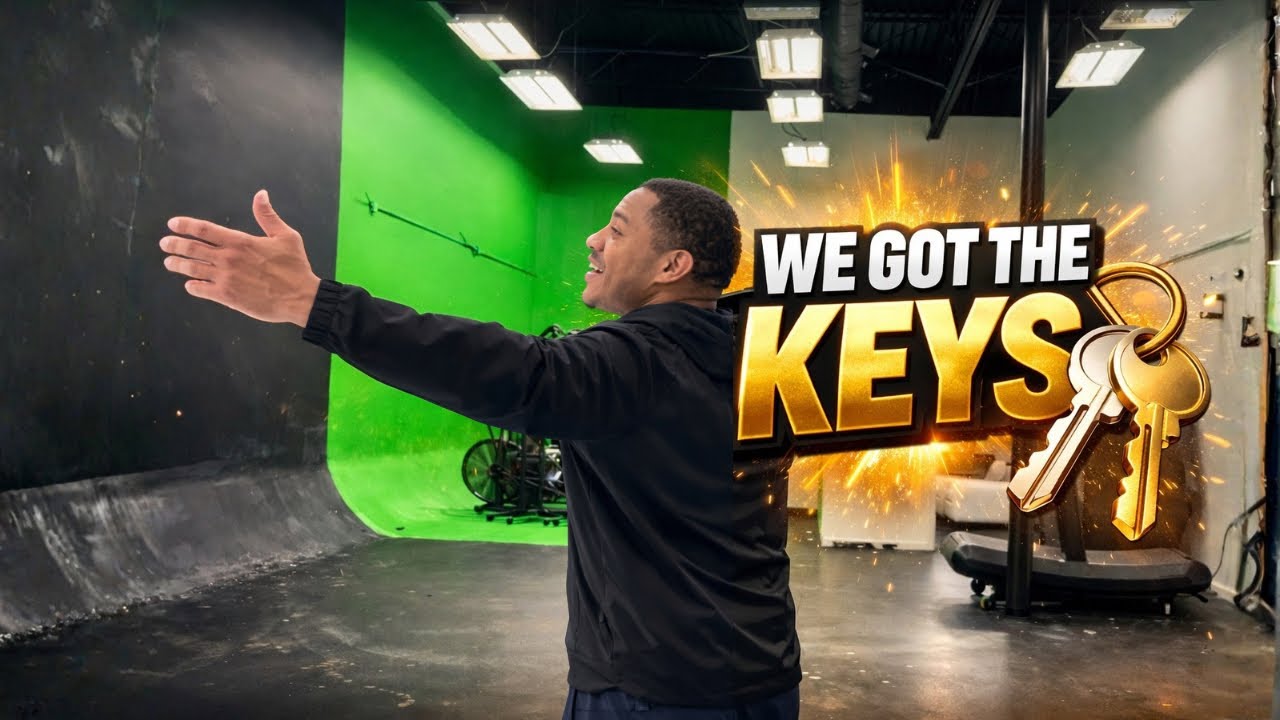 We got the keys, tour our new studio…#WNMStudios #Shredfast 