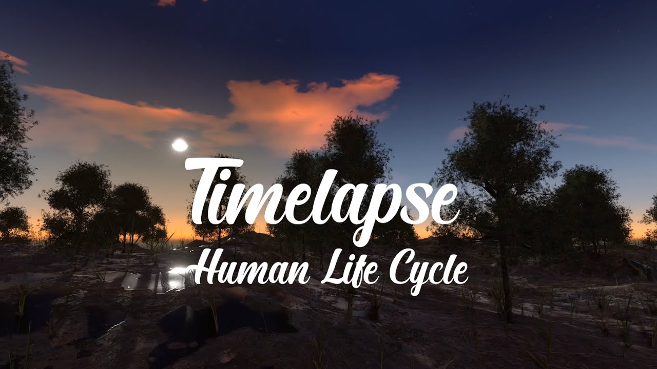 Timelapse : Human Life Cycle (Animation) 