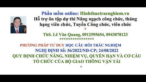 Nghị định 56 về đánh giá cán bộ công chức