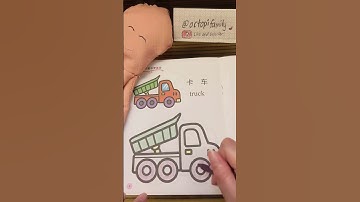 🖍🚛 Colouring Truck with Crayons #timelapse #colour #shorts