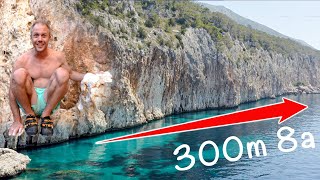 300m Long Deep Water Solo 8a In Croatia