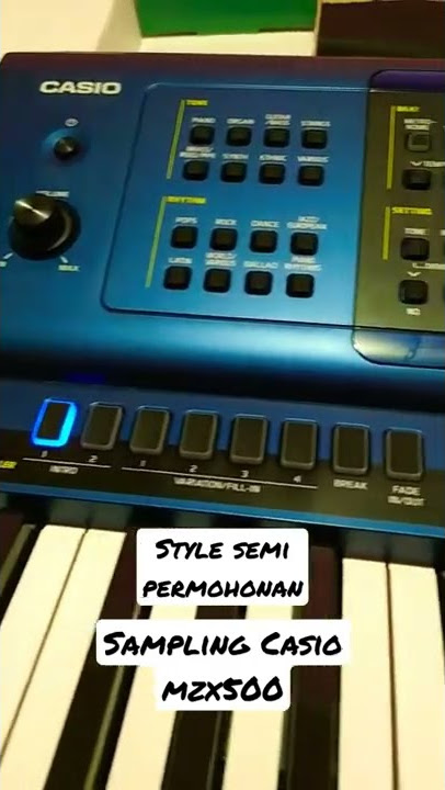 dangdut permohonan style casio mzx500 sampling
