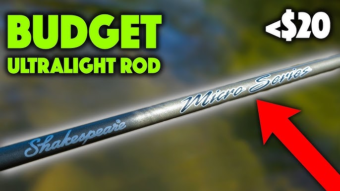 BEST Cheap Ultralight Fishing Rod that CATCHES FISH!  The SHAKESPEARE  MICRO SERIES Ultralight Rod 