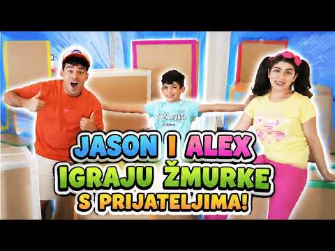 Jason i Alex se igraju žmurke! | Dječiji izazovi i igre!