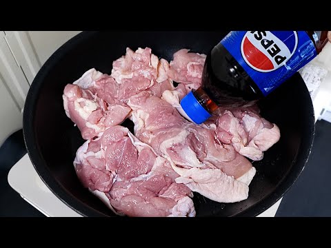 닭다리 굽지 말고 콜라만 부으세요.
