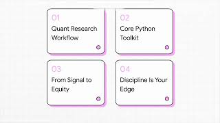 Python for Quant Trading: A Practical, Library-First Guide