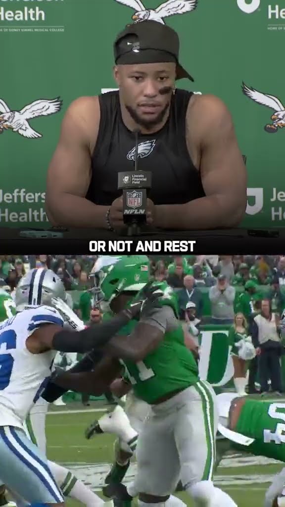 selfless mindset from #saquonbarkley ? #philadelphia #eagles #nfl