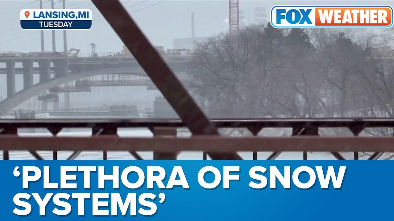 Plethora of Snow Systems Wintry Mix Impacts Lansing, MI YouTube