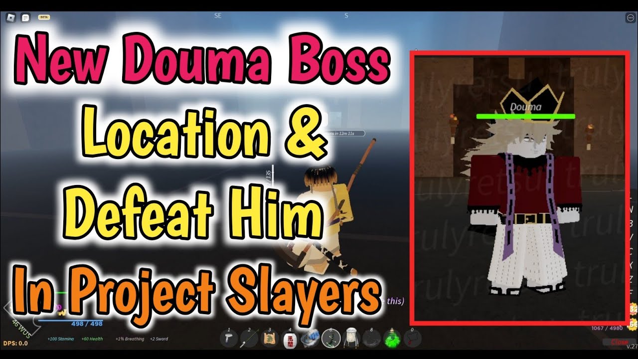 Project Slayers: Douma Boss Location  Where To Find Doma In Project Slayers