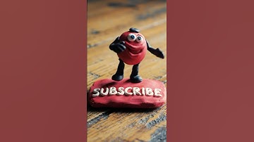 This Clay Guy Danced on Subscribe Button 😂🔥 #ClayStopMotion