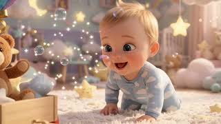 Baby’s rainbow balloon adventure is filled with colorful surprises, sweet giggles, and nursery fun!
