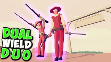 Dual Wield Duo! Deadeye & Quick Draw vs Units + POTG - TABS Mods Wild West Update