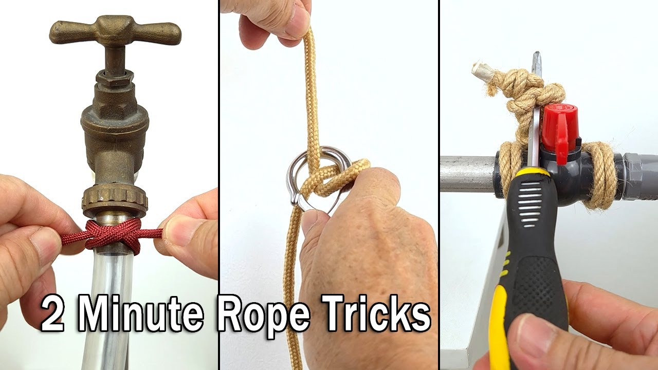 2 Minute Rope Tricks #77 - YouTube