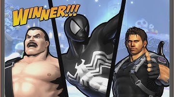 UMVC3 - HAGGAR/CHRIS/SPIDER-MAN ONLINE!