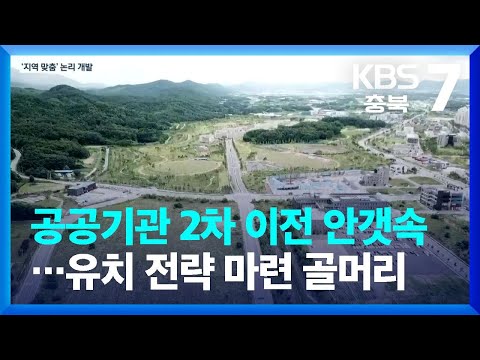 공공기관 2차 이전 안갯속…유치 전략 마련 골머리 / KBS  2023.07.05.