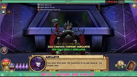 Wizard101: Khrysalis Part 2 Final Boss-Morganthe