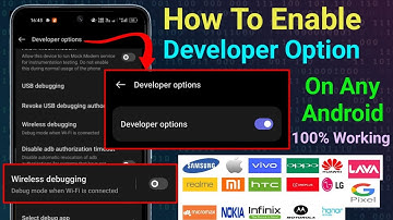 How To Enable Developer Option On Any Android Device || Every company