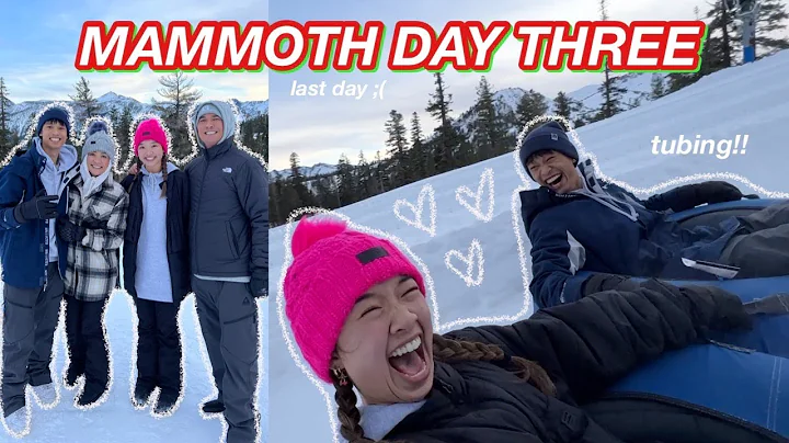 MAMMOTH DAY THREE | tubing, games, & more! Vlogmas...