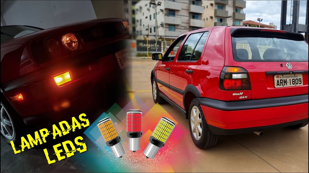 MELHOR LAMPADA DE LEDS PRO SEU CARRO!!! GOLF MK3