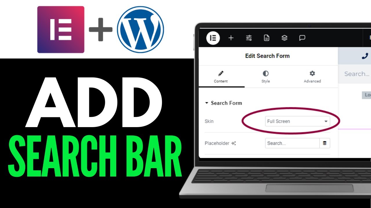 How To Add Search Bar In WordPress Elementor 2025 (EASY GUIDE) - YouTube