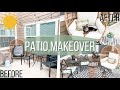 *EXTREME* PATIO MAKEOVER | DIY PORCH MAKEOVER | DECORATE MY OUTDOOR PATIO WITH ME | SUMMER 2021