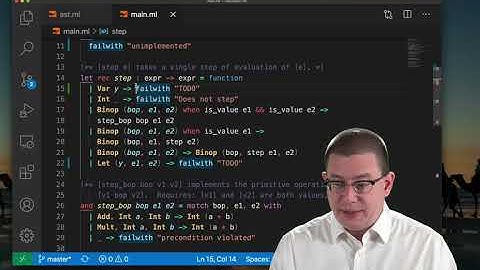 Implementing Let in the Calculator | OCaml Programming | Chapter 9 Video 18