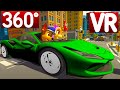 Paw Patrol Ryder Small Car Chase Big Car 360° Video Parody