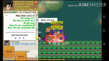 Ngọc rồng online : Đi con đường rắn độc lv 110đấm bay màu Cadich trong 3p