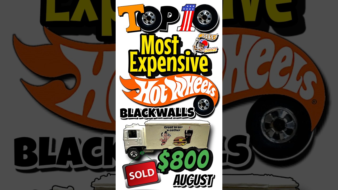 Top 10 Most Expensive Hot Wheels Diecast Toy Cars Sold! Blackwalls