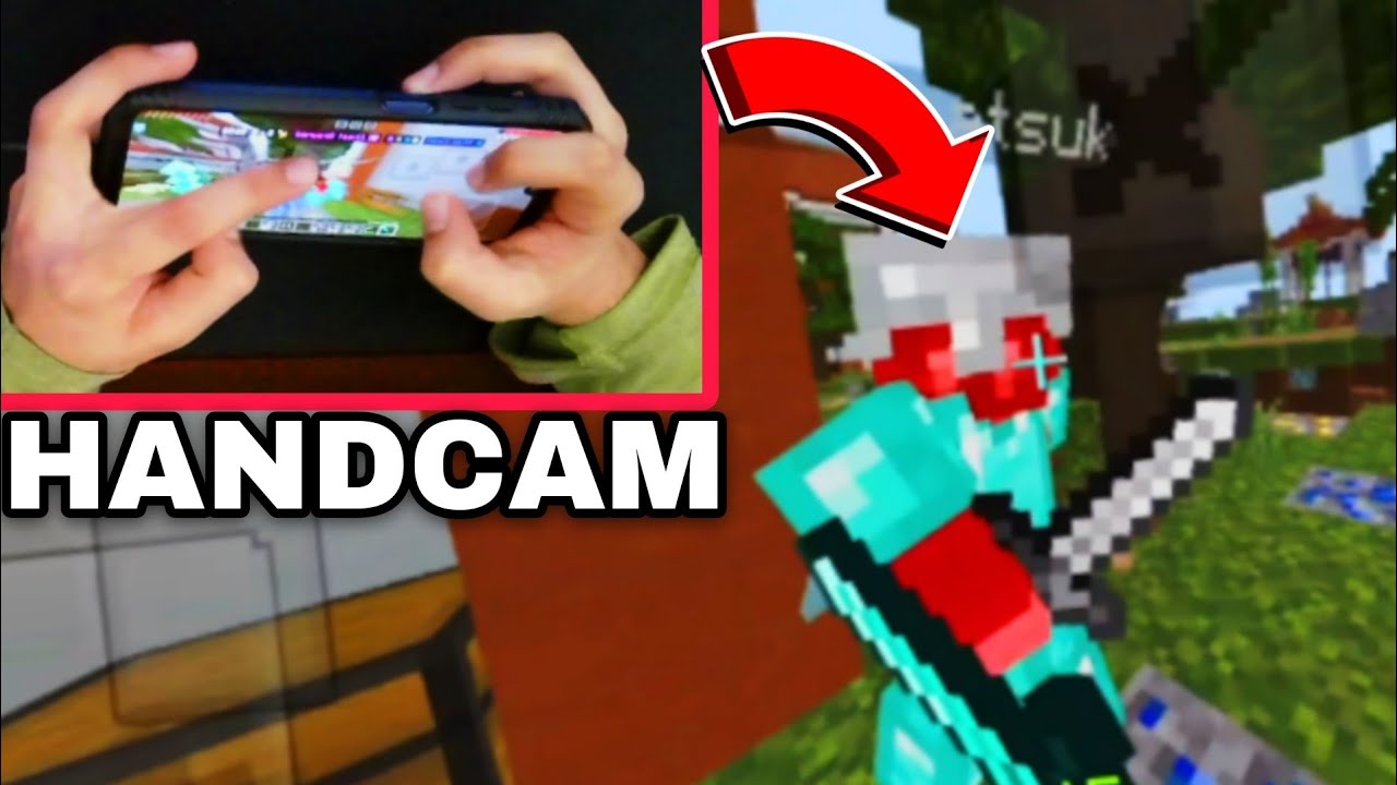 4 FINGER CLAW New Controls Handcam (Minecraft Bedrock) - YouTube
