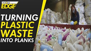 Philippine recyclers group turn plastic waste into building planks | WION Edge