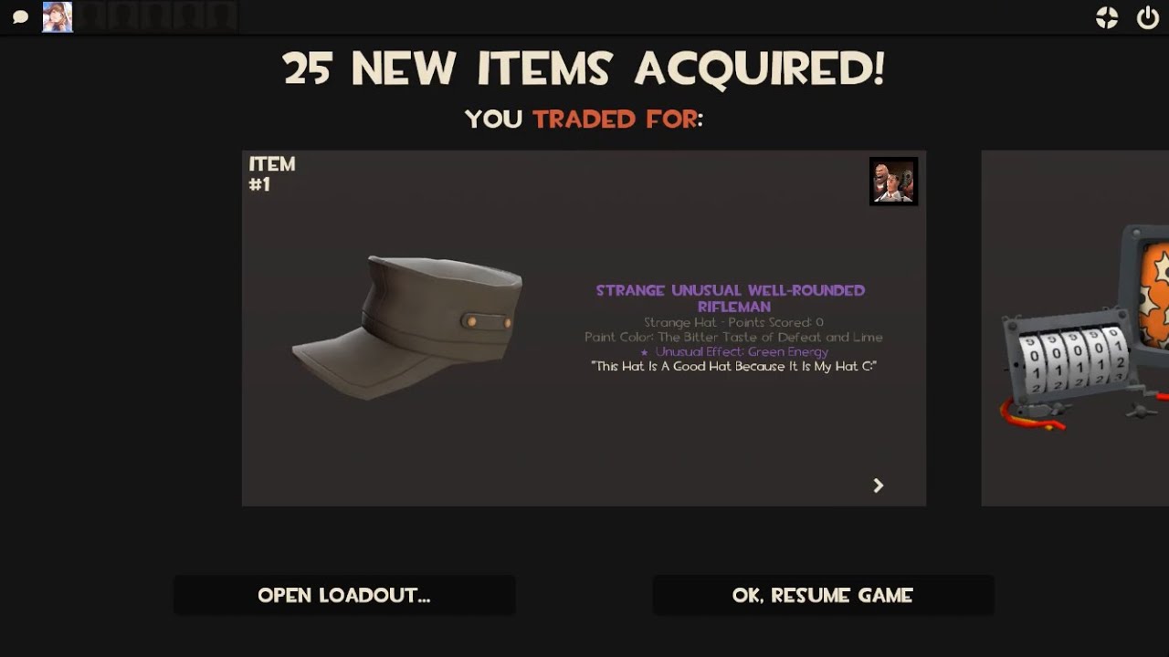 Well Rounded Rifleman Team Fortress 2 - Traded for a Strange Unusual Green Energy Well ...