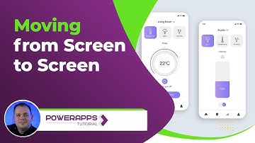 Power Apps: van scherm naar scherm