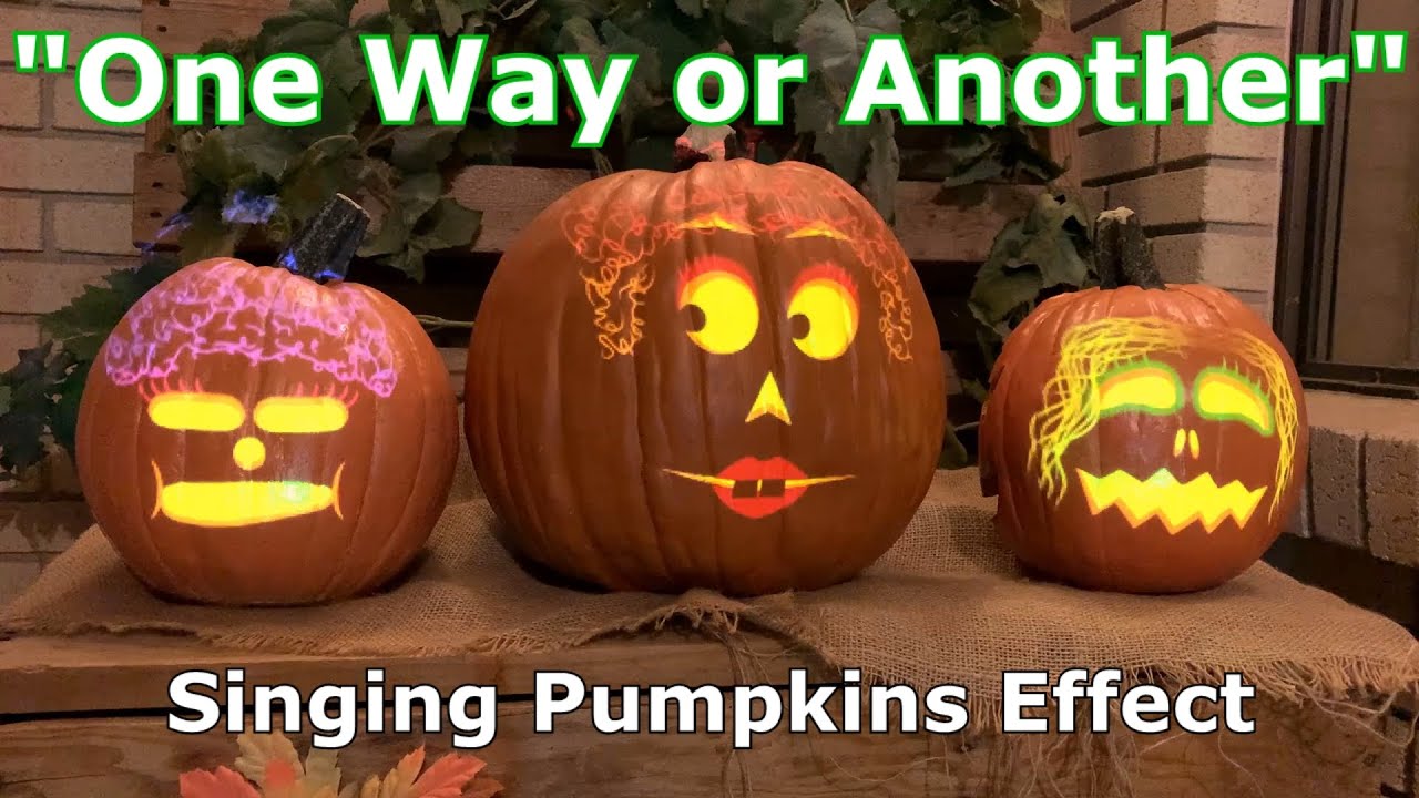 One Way or Another Singing Pumpkins Effect Animation YouTube
