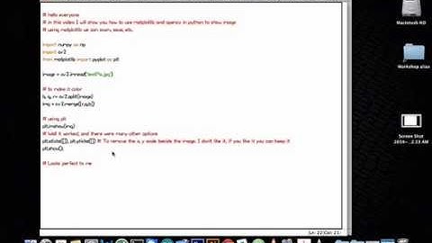 05. Using Matplotlib with OpenCV in Python to show Image