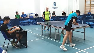 BORJA SANCHEZ vs HUGO URQUIZAR. Semifinal OPEN tenis de mesa Ciudad de Málaga 2022